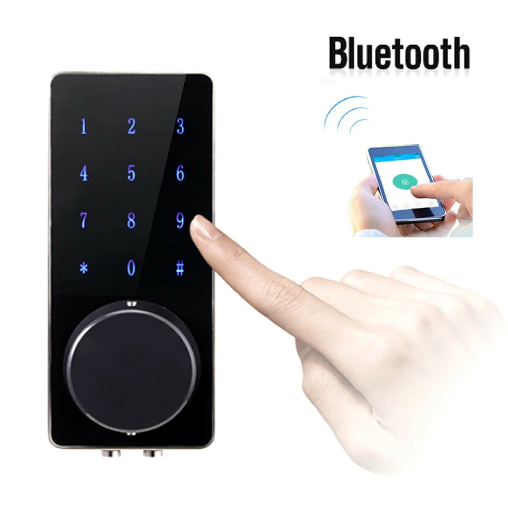 

Smart Digital Door Lock Wireless Communication Screentouch Password Deadbolt Security Lock @LS