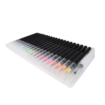 

20 Color Premium Painting Soft Brush Pen Set Watercolor Markers Pen Effect Best For Coloring Books Manga Comic Calligraphy