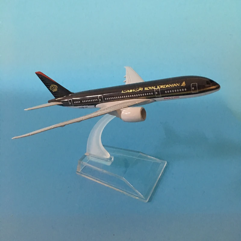 JASON TUTU 16cm ROYAL JORDANIAN Aircraft Model Diecast Metal 1:400 Plane Model Airplane Model Airplanes Plane Toy Gift 5