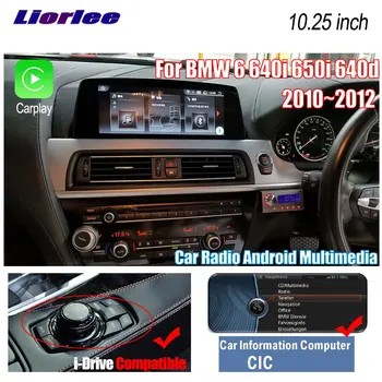 

Liorlee For BMW 6 640i 650i 640d 2010-2012 CIC Car Android Multimedia player GPS Navigation System Stereo Radio Screen Display