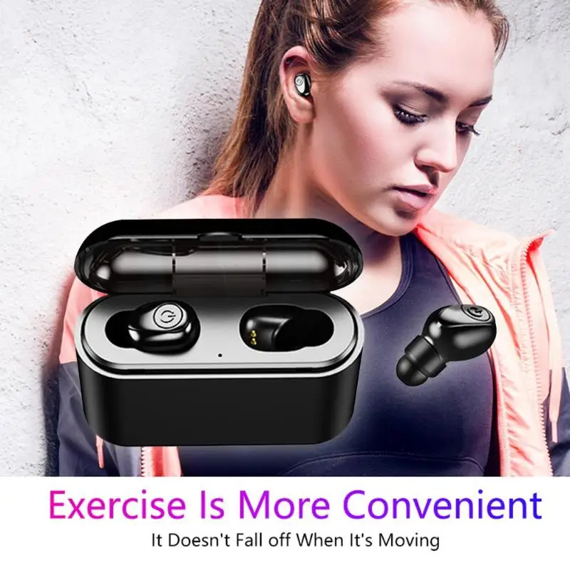 Лидер продаж многофункциональные однотонные наушники X8 TWS Bluetooth 5 0