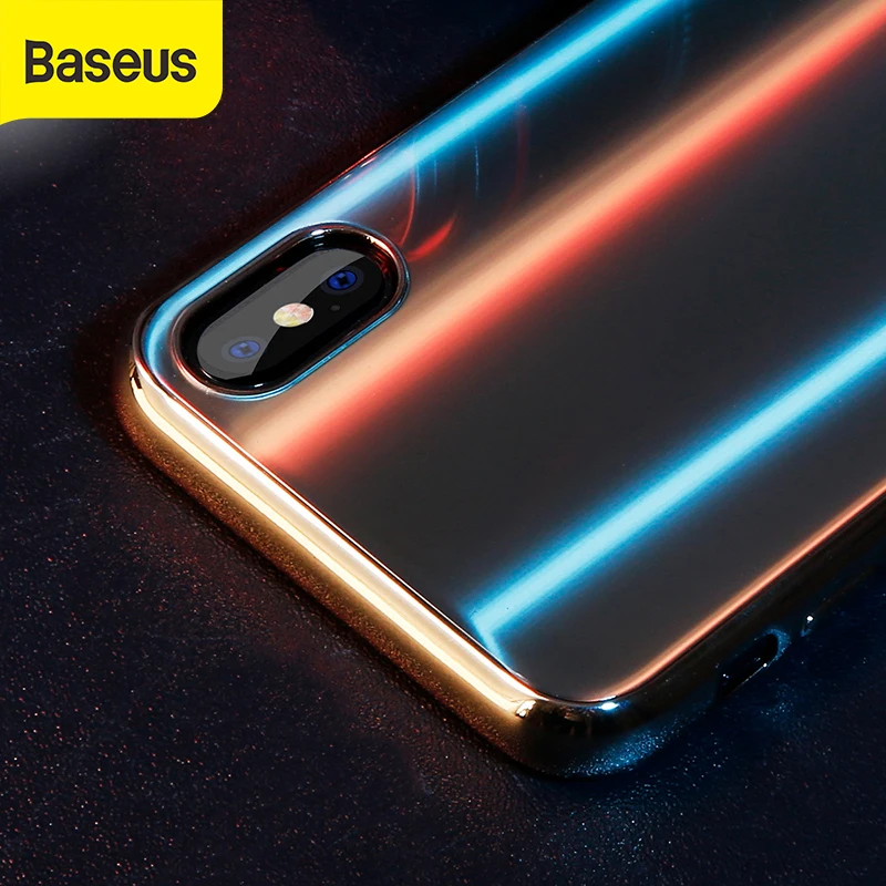 Baseus 4D glass case For iphone X cover back protector Utral thin9H Tempered glass case For iphoneX  glass protector case