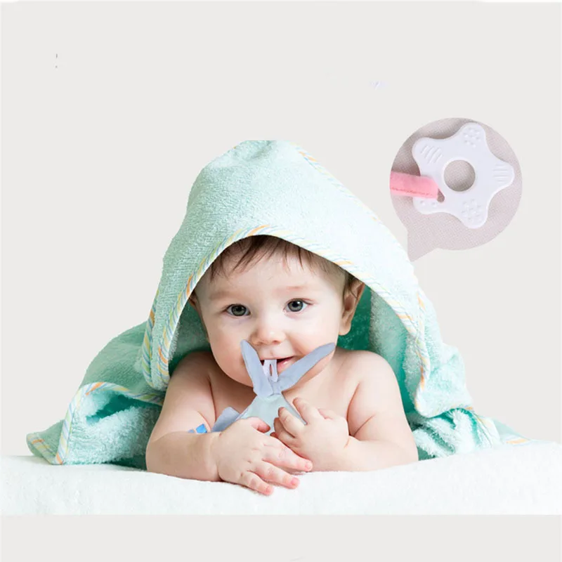 Babys Animal Soothe Appease полотенце Прорезыватель мягкий плюшевый Утешитель игрушка пустышка полотенце аппетитное полотенце успокаивающее полотенце детские плюшевые игрушки