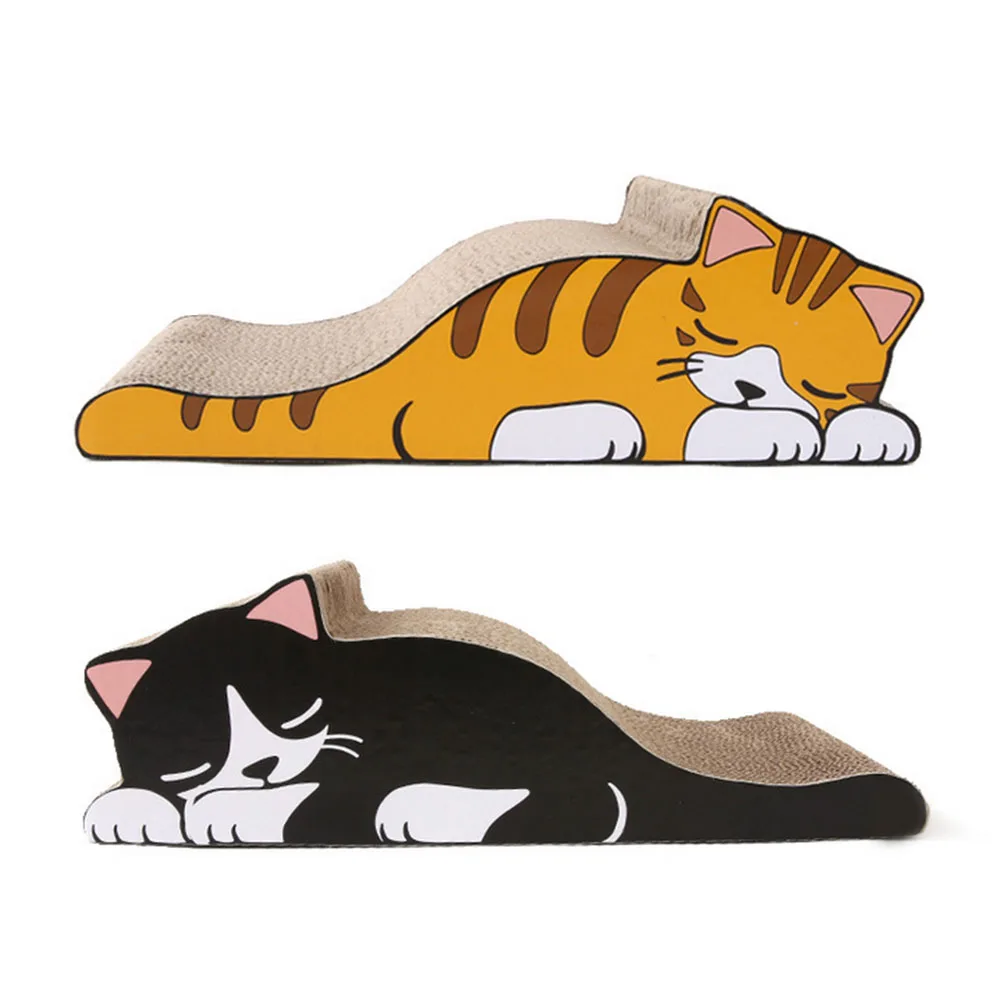  Cat Kitten Paper Cardboard Corrugated Scratch Board Pad Scratcher Bed Mat Claws Care High Quality I