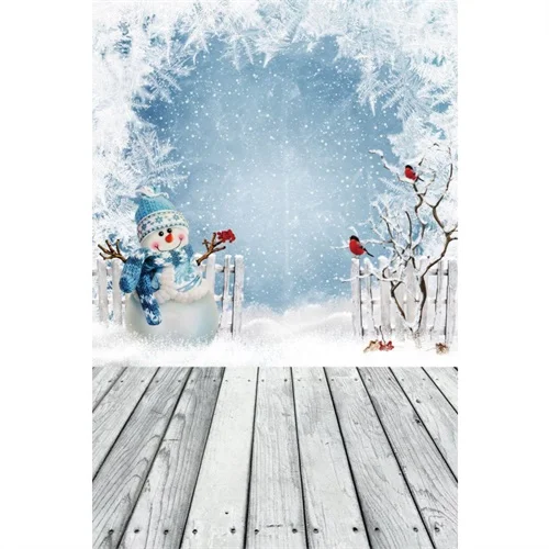 Laeacco Рождественские шары звезды снег земля деревянная стена фотографии фоны индивидуальные фотографические фоны для фотостудии - Цвет: NBK26522