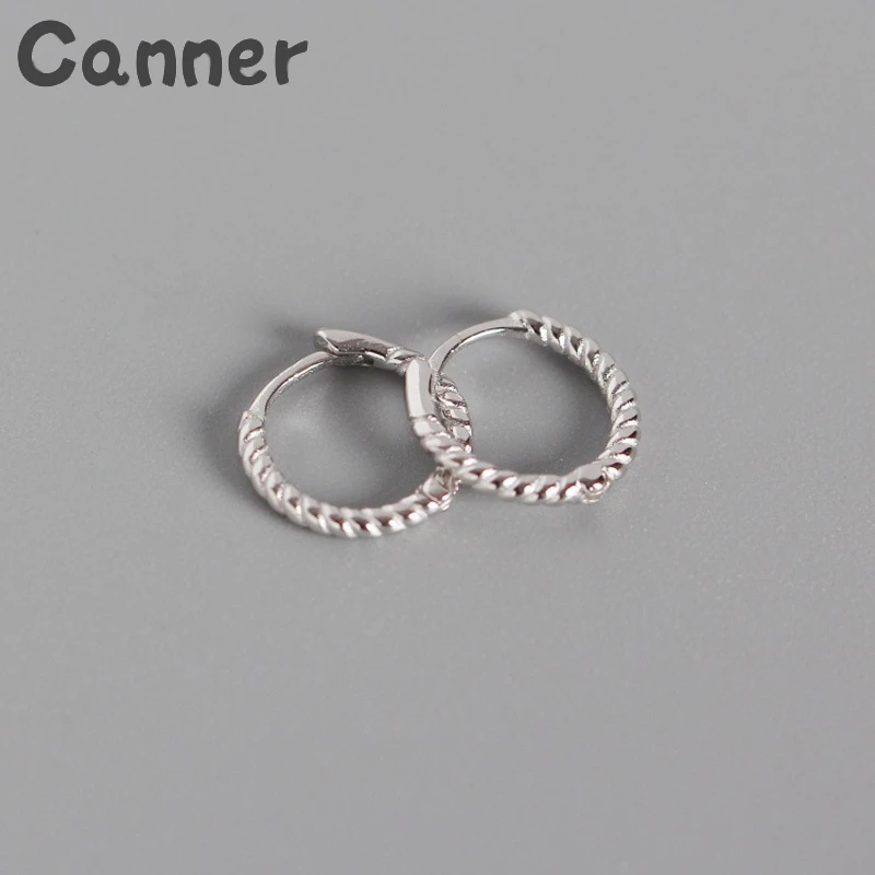 small silver Ретро 925 стерлингового серебра серьги-кольца кости серьги-кольца для женщин Золотое кольцо серьги, ювелирные изделия подарки Brinco A40 - Окраска металла: small silver