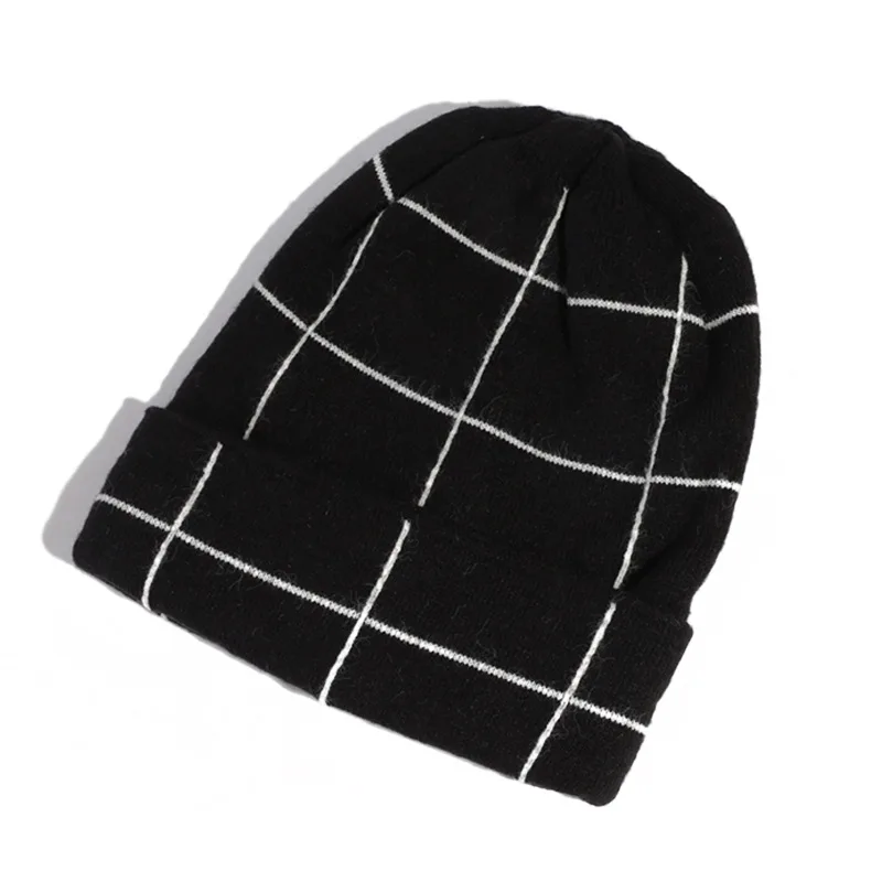 Зимняя шерстяная вязаная шапка Skullies Beanies для женщин, модная теплая женская мягкая шапка, повседневная громоздкая шапка, femme hiver, новинка