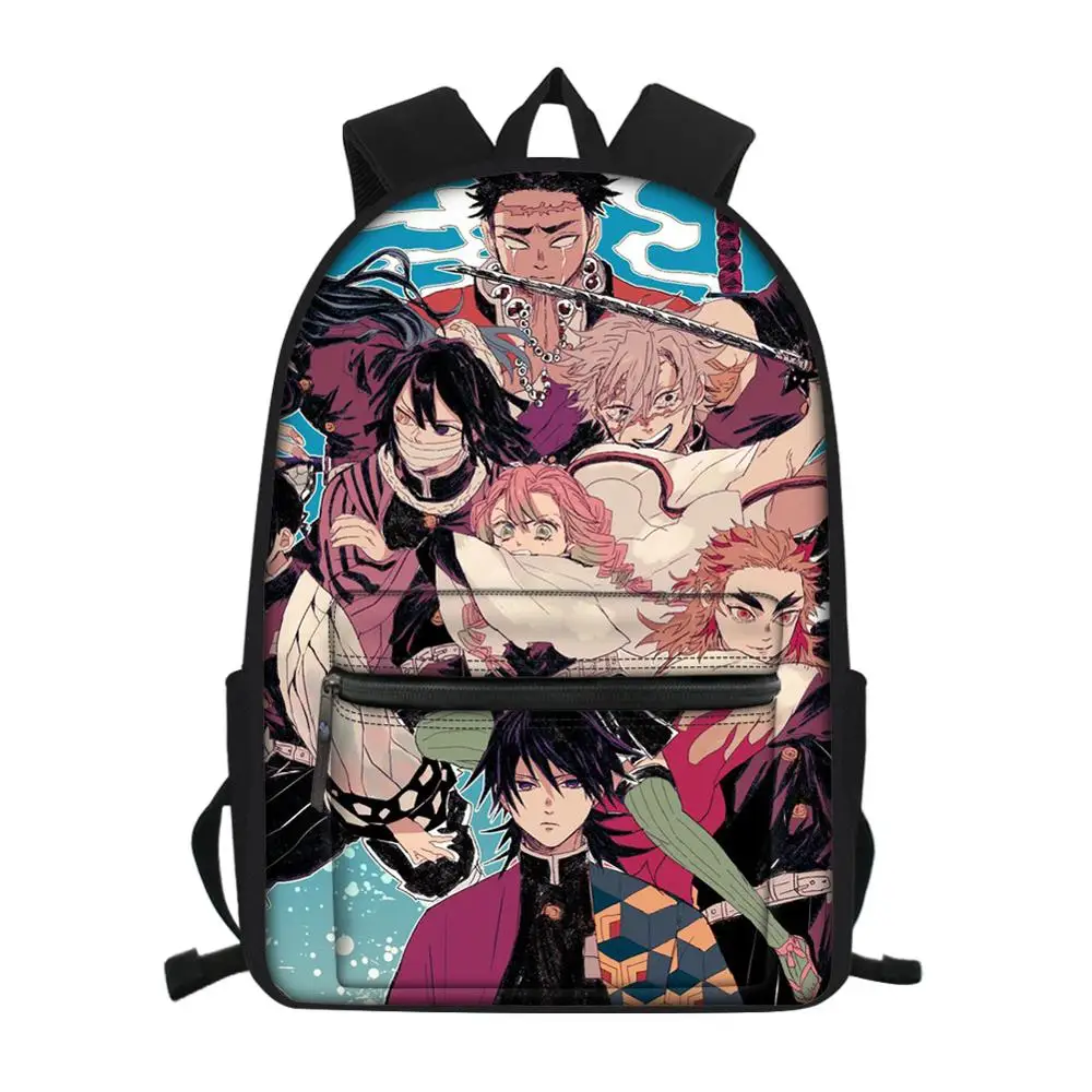 CDGX2090Z58 Demon Slayer: Kimetsu no Yaiba, школьная сумка для подростков, для мальчиков и девочек, дорожный рюкзак для ноутбука, для мужчин и женщин, Холщовая Сумка, сумка для книг, рюкзак - Цвет: CDGX2090Z58
