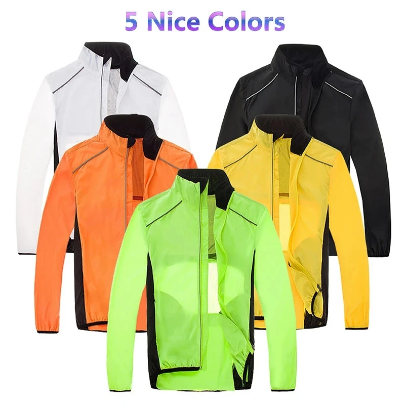 Rain Cycling Jackets Breathable Reflective Bicycle MTB Road Bike Clothing Windproof Waterproof Long Jerseys Outdoor Sport Jacket | Спорт и