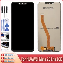 Oryginalny wyświetlacz dla Huawei Mate 20 Lite ekran dotykowy LCD AAA jakości Digitizer zgromadzenie darmowe narzędzia dla Huawei Mate 20 Lite LCD tanie tanio GIAUSA Pojemnościowy ekran 1920x1080 3 SNE- LX1 SNE- LX2 SNE- LX3 LCD i ekran dotykowy Digitizer Test One By One Before Shipping