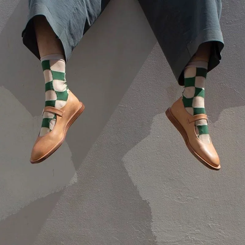 Brand 2020 New Summer Socks Women Nylon Geometry Cool Socks For Woman Harajuku Street Female Glass Filament Ultrathin Sheer Sock