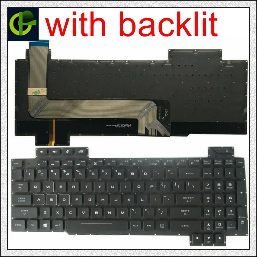 Оригинальная английская клавиатура с подсветкой для ASUS ROG AEBKLE00010 V170146EK1 V170146DK1
