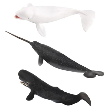 

Simulated Sea Life Action Figure Model Toys Whale Dolphin Animal Figures Toys for Children Baby Kids Home Decor Toy Gift