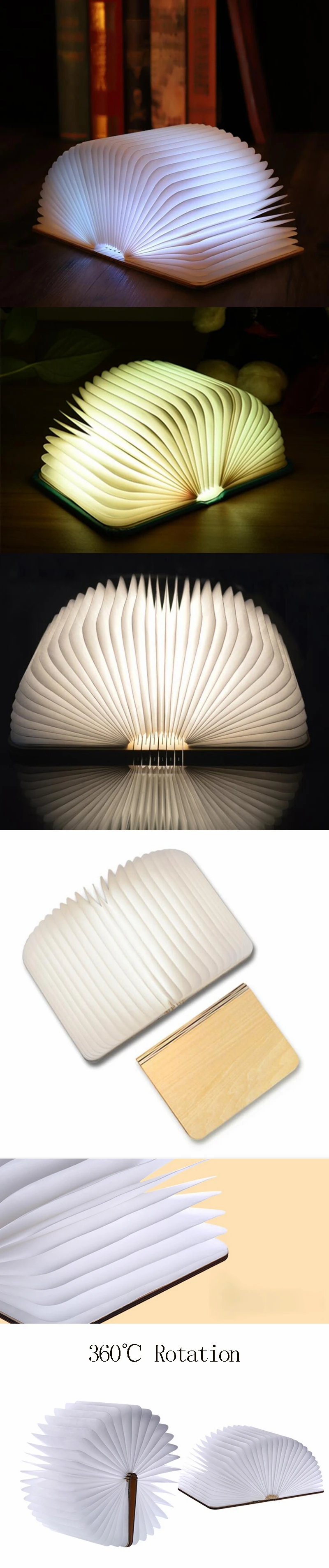 Innovative 3D folding book table lamp1