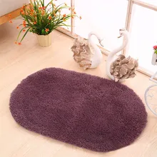 Овальный напольный ковер с эффектом памяти, нескользящий Пушистый Ковер Fux для ванной комнаты, гостиной, дома, в помещении, мягкий коврик для ванной комнаты, домашний коврик Dywaniki Kuchenne