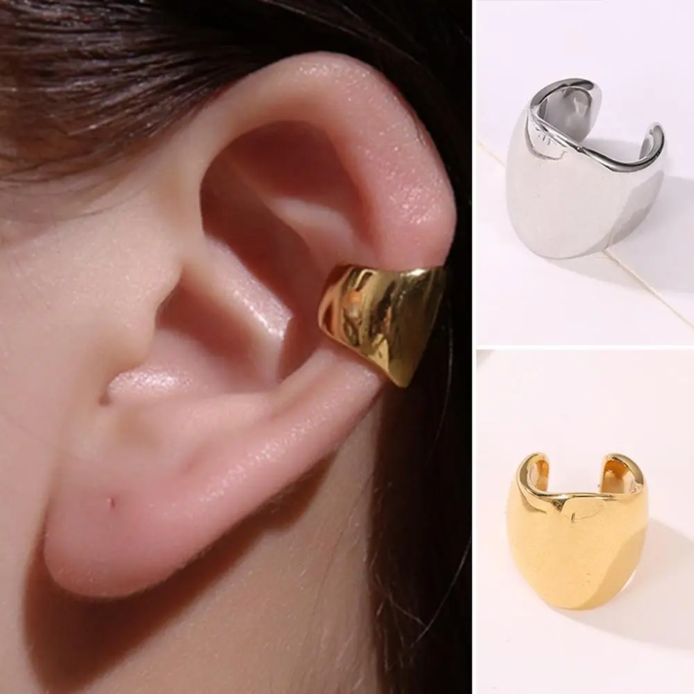 Ear Clip Earrings 1PC Women's Punk Half Circle Warp Clip Chic Gift