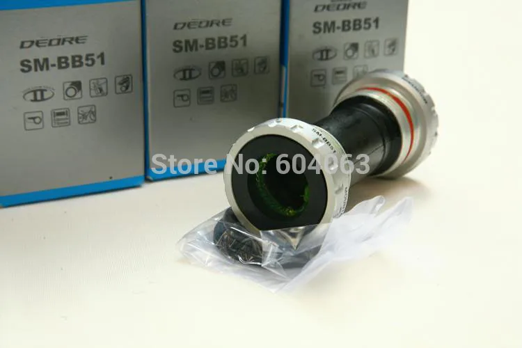 Deore SM-BB51 SM-BB52 каретка MTB велосипед оси 68/73 мм BB51 bb52 BB