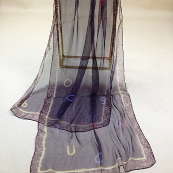 

size:52*155 s451 Real Mulberry Silk Scarf Long Chiffon