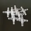 10PCS 4mm Aquarium Airline Tubing Connectors Plastic Inline Valve  Hoses Joints Tee/Cross/Elbow/Y Shaped Air Pump Accessories 5