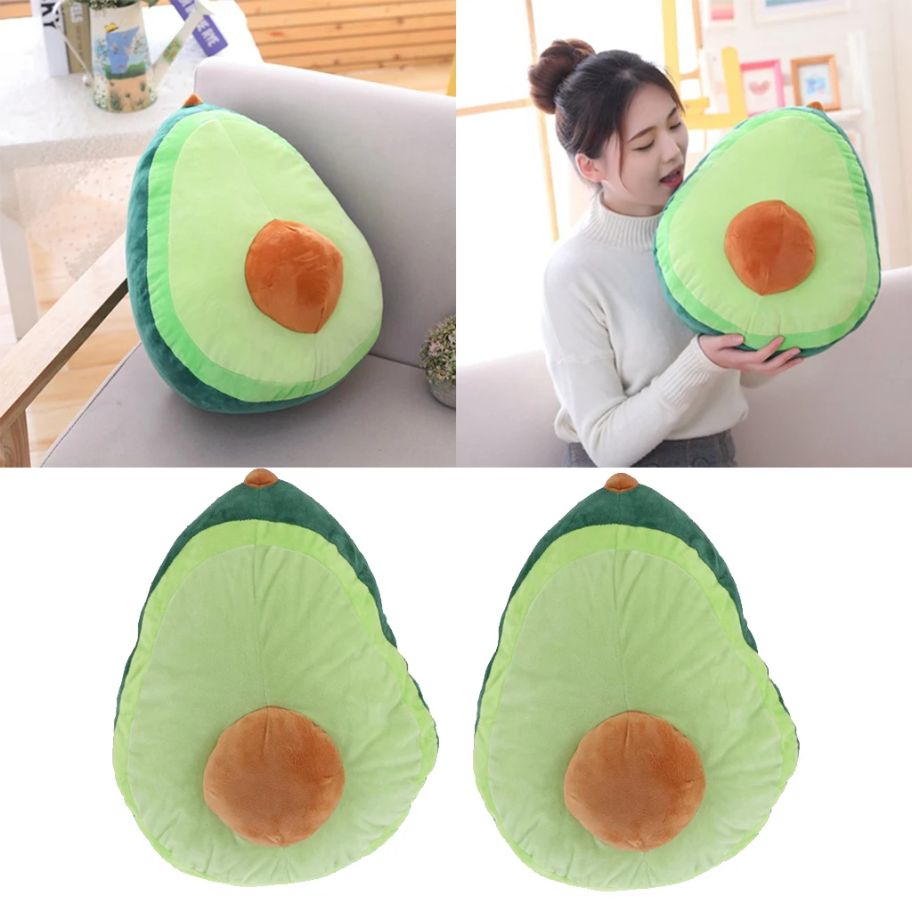 avocado cushion fluffy