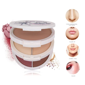 

Natural Powder Foundations Pores Cover Bronzer Facial Oil-control Powder Blush Hide Blemish Brighten Makeup Luxury Cosmetics