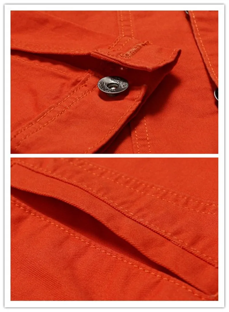 70% OFF Autumn and winter new men's European pocket decoration casual slim men's short jean jacket