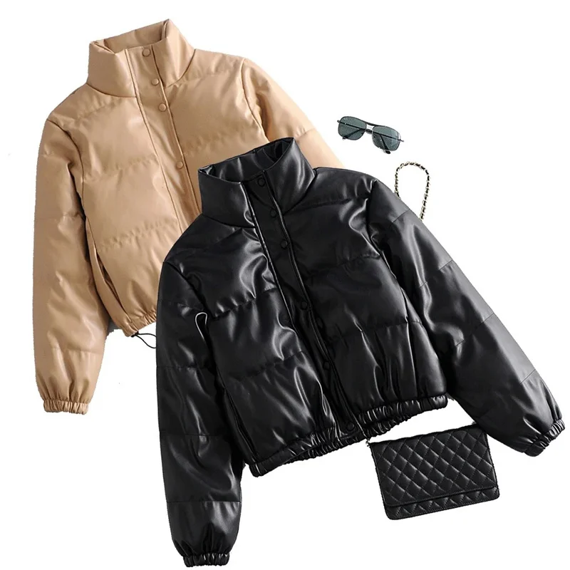 

Cotton-padded Clothes Women's Winter 2021 New Waterproof Slim Female Thickened Warm bread long-sleeved Jacket Trend