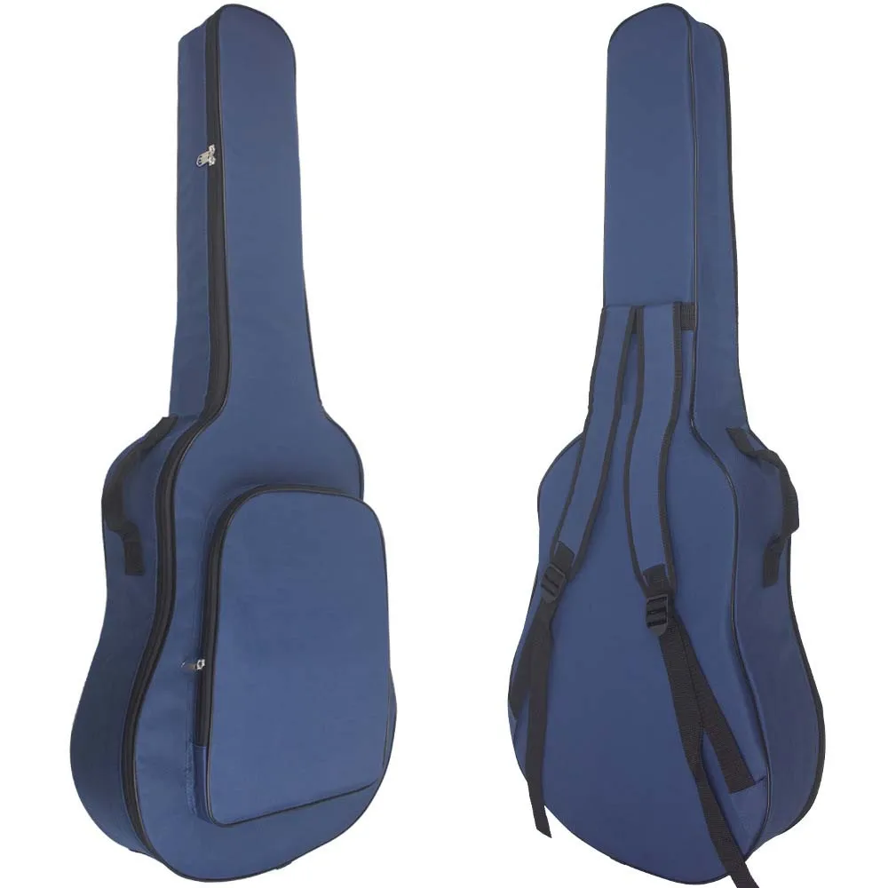 jebag contrastant avec double sangles étui de sac dos oxford acoustic grande housse de po