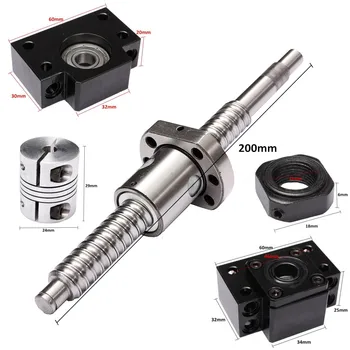 

SFU1605 200mm Ball Screw with BK12 BF12 Support and Coupler