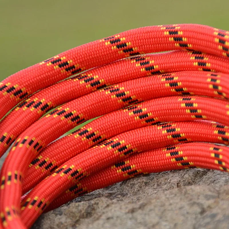 Профессиональный открытый Скалолазание Веревка 10 мм диаметр высокая прочность выживания Паракорд безопасности веревка шнур для пеших прогулок аксессуар