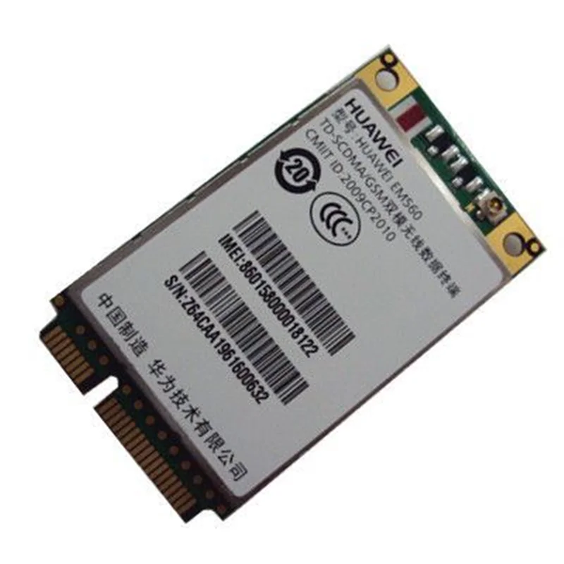 Модуль беспроводной связи Huawei EM560 Minipcie 3G EDGE GSM GPRS 900 МГц 1800 TD-SCDMA HSDPA в оригинальной