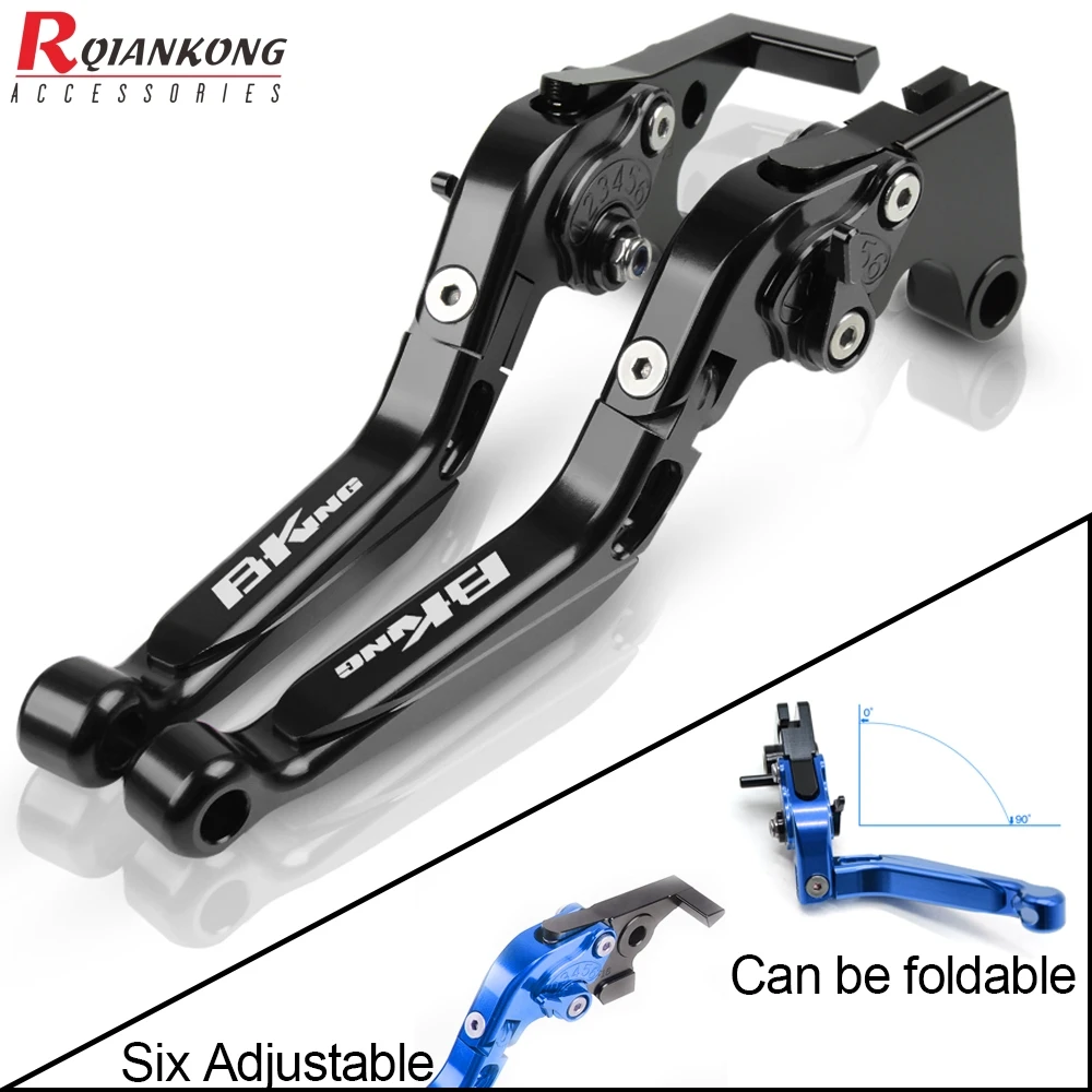 

For SUZUKI B-KING BKING 2008 2009 2010 2011 Motorcycle Clutch Brake Lever CNC Aluminum Extendable Adjustable Foldable Levers