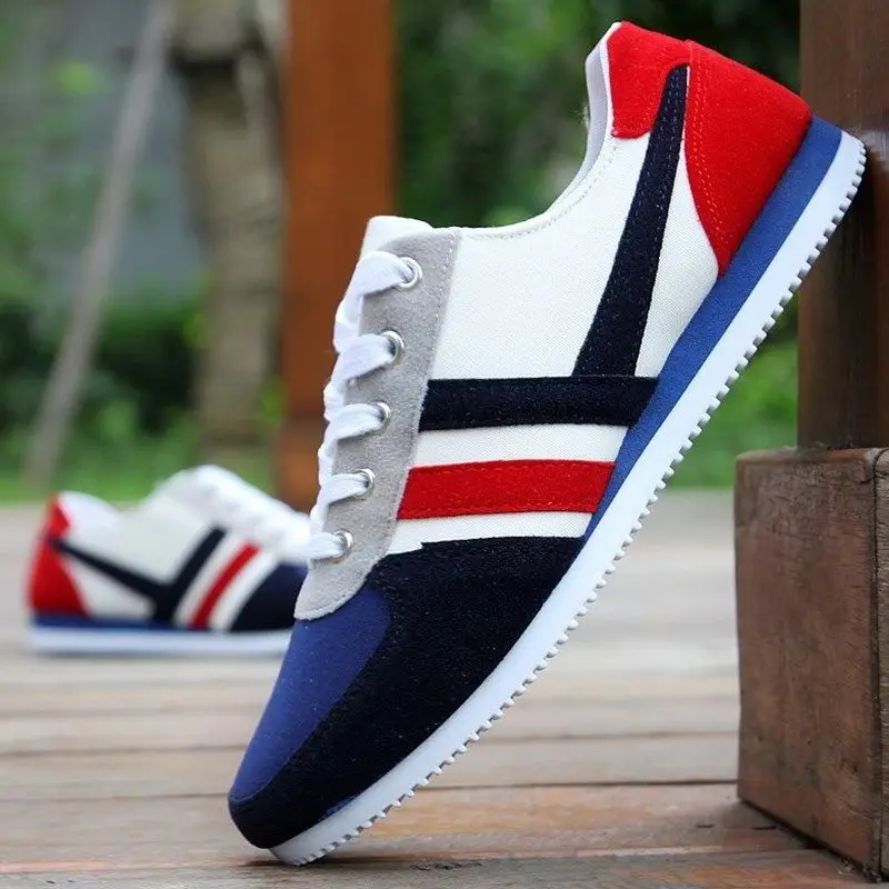 Парусиновая обувь для мужчин; Новинка года; спортивная обувь в Корейском стиле; дезодорирующая обувь; Молодежная Уличная обувь; мужская обувь