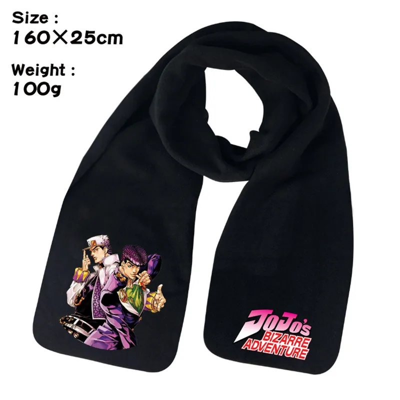 JO JO Adventure Anime Winter Men Women Unisex Warm Shawl Scarf Soft Wrap