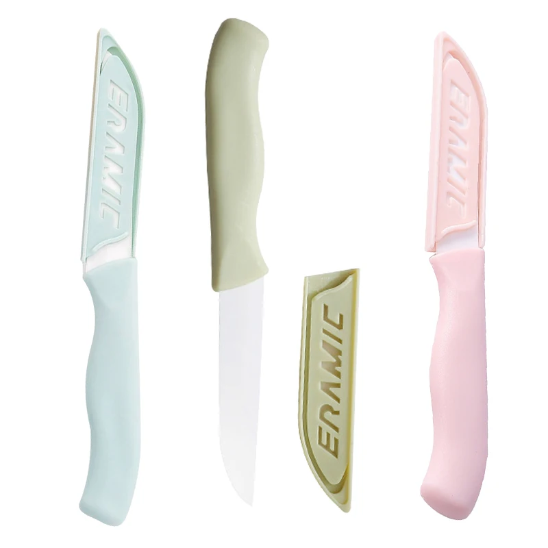 Kitchen Knives Cooking Tool Ceramic Paring for Fruits Vegetables Chef Utility High Quality Slicing Anti-slip Handle Knives Kitchen Knives Cooking Tool Ceramic Paring for Fruits Vegetables Chef Utility High Quality Slicing Anti-slip Handle Knives