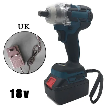 

Cordless Electric Impact Wrench Driver Rechargeable Battery Woodworking Shelves Maintenance Power Wrenches