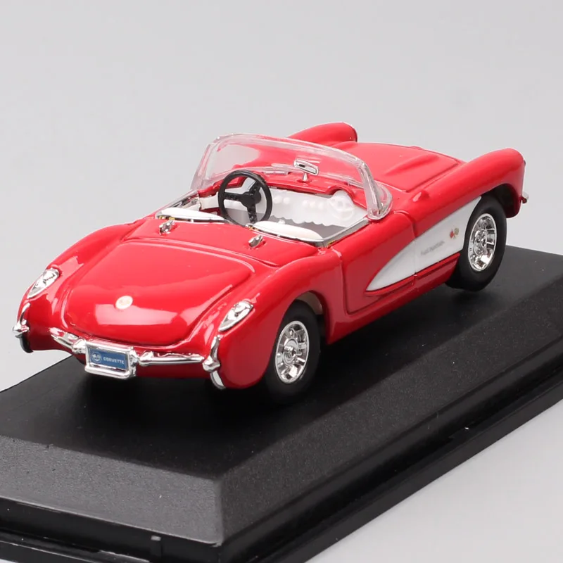 1:43 Масштаб классический ретро 1957 Chevrolet Corvette C1 chevy Vette литье под давлением автомобиль игрушка модель миниатюры детский сувенир