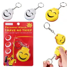 Круглая пластиковая улыбка сигнализация видеонаблюдения легкая 4 см/1,6 дюймов портативная 23 мА 12 В Кнопочная батарея(в комплекте