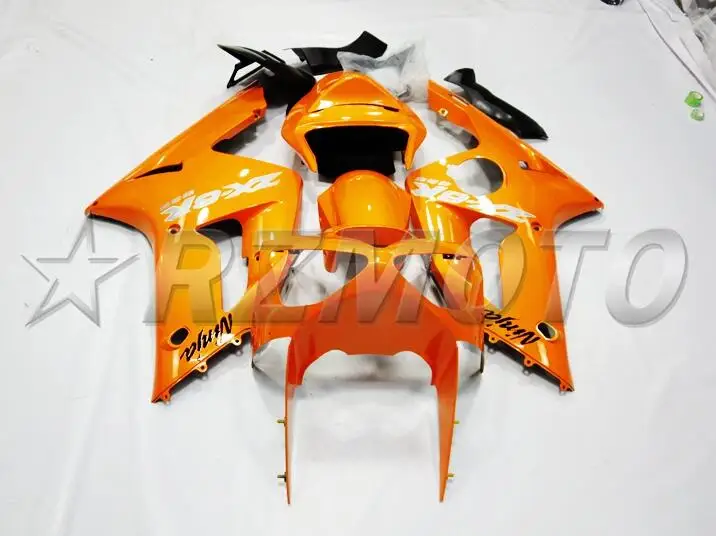 

4 Free Gifts Injection Mold New ABS Fairings kit fit for Kawasaki Ninja ZX-6R 636 2003 2004 03 04 6r Body set orange
