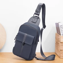 

Fashion Multifunction Men Chest Bag Luxury Brand Large Capacity Shoulder Messenger Bags Crossbody Bag Chest Pack