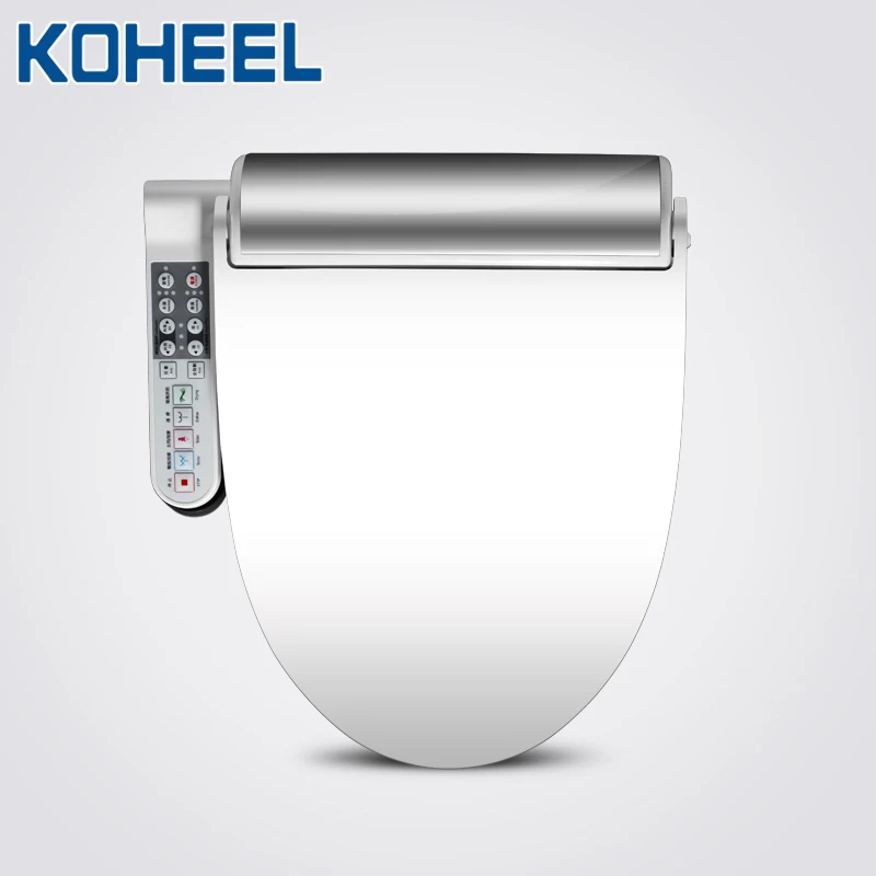 KOHEEL New Intelligent Toilet Seat Gold Silver Side Panel Control Electric Bidet Smart Bidet Heatin