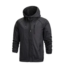 Северная Осенняя зимняя куртка мужская спортивная водонепроницаемая ветрозащитная ветровка Повседневная тонкая с капюшоном размера плюс мужская куртка