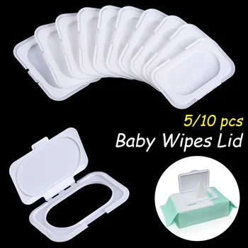 5/10pc Riutilizzabile Salviette Coperchio Madre di Cura Del Bambino Utile Bambino Salviettine Umidificate Bambino Appena Nato di Carta Bagnato Coperchio Della Copertura tessuti bagnati Supporto Scatola Acce