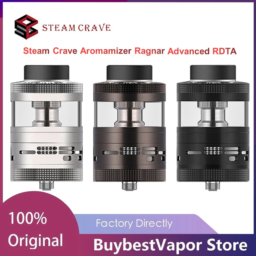 Оригинальный Новый паровой ароматизатор Ragnar Advanced RDTA емкость 18 мл W/ 810 капельный
