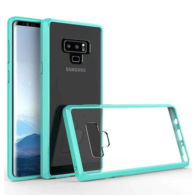 

Hot Sales SAMSUNG Note 9 Phone Case Transparent Acrylic Protective Case-in-TPU + PC Shatter-resistant Currently Available
