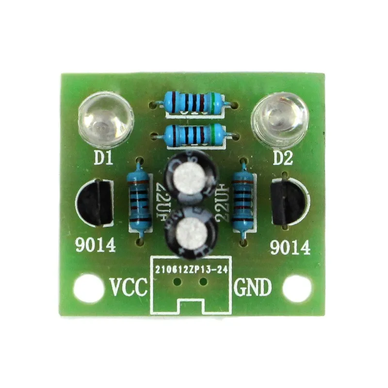 (Need soldering kit)Simple flash circuit to make LED lamp bead flashing kit board | Электронные компоненты и