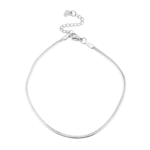 Stainless Steel Anklet For Women Fashion Women Anklet Bracelets on the leg Summer Beach Barefoot Foot Jewelry Gifts, 1 Piece