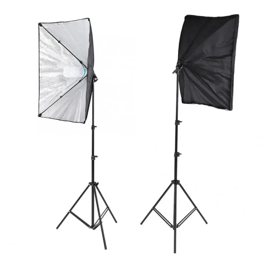 

Photography Lighting Softbox Tripod Stand Photo Studio Equipment Bulb Light Kit