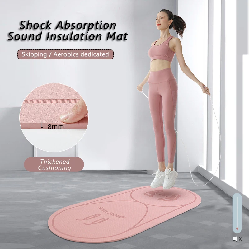 yoga mat skipping rope