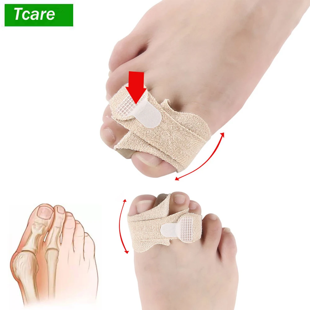 

1Pcs Toe Finger Straightener Men Women Hammer Toe Hallux Valgus Corrector Bandage Toe Separator Splint Wrap for Crooked Toe